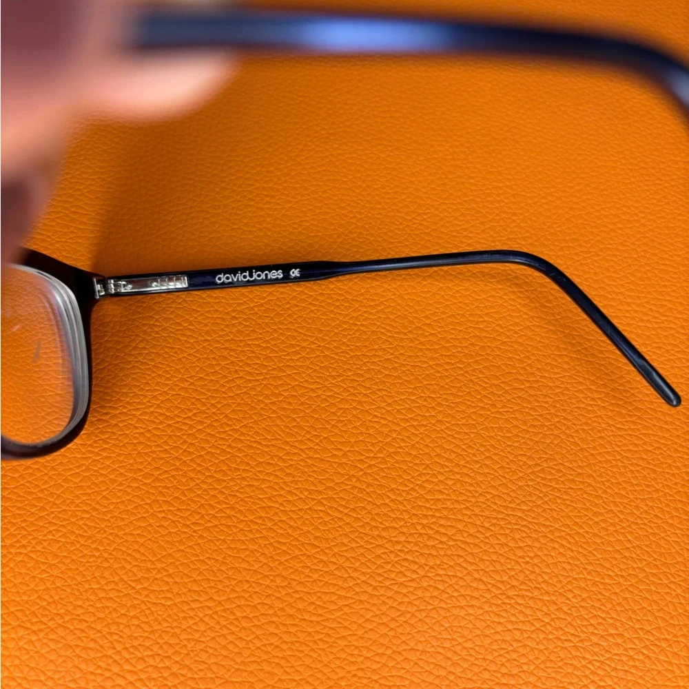 David Jones Black Square Frame Vision Prescription Glasses 2161 49/71 140‎ C853
